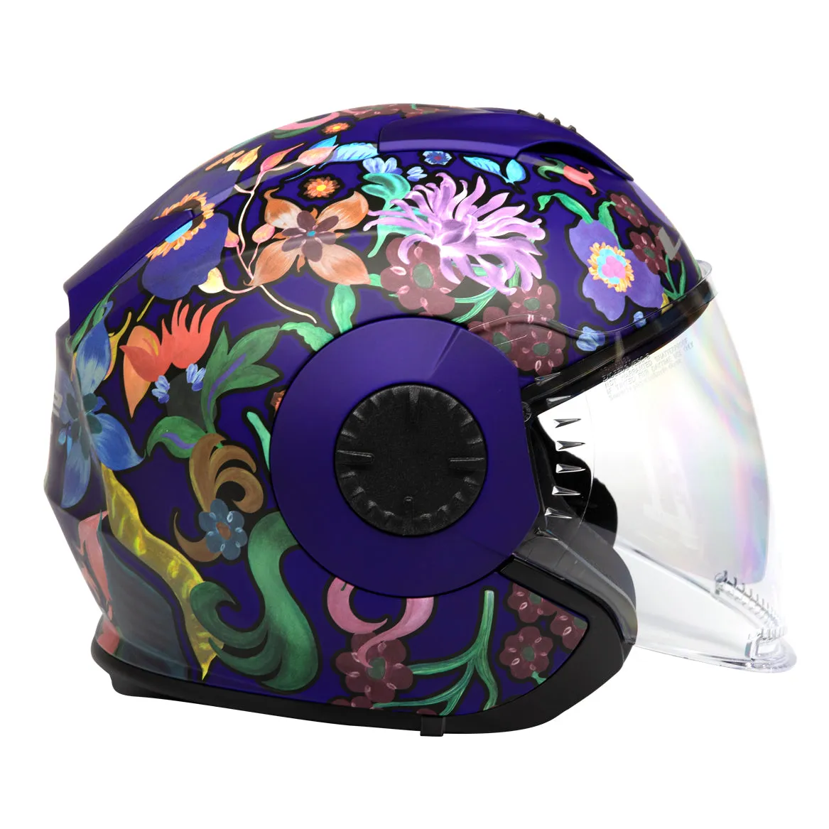 LS2 Helmets Verso Flora Brasil Motorcycle Open Face & 3/4 Helmet