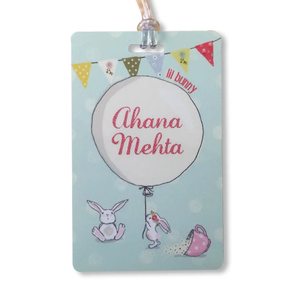 Luggage Tags- Little Bunny <br> Set of 2