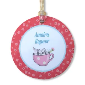 Luggage Tags- Little Bunny (Round) <br> Set of 2
