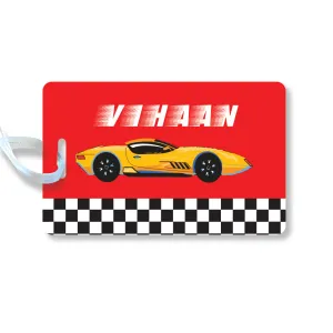 Luggage Tags - Racing car, Set of 2