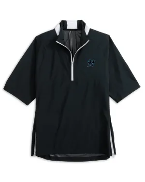 Miami Marlins Stealth Stowable Short Sleeve Rain Jacket
