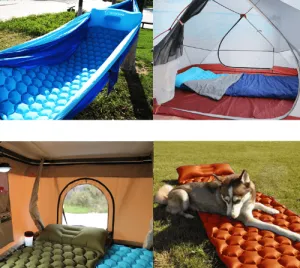 Outdoor Camping Inflatable Mattress Tent Sleeping Mat