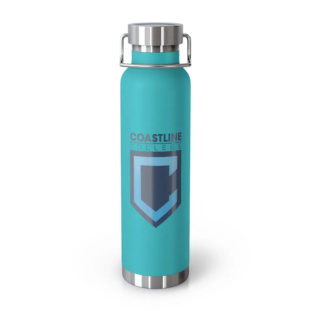 Shield Logo Copper Vacuum Insulated Bottle, 22oz