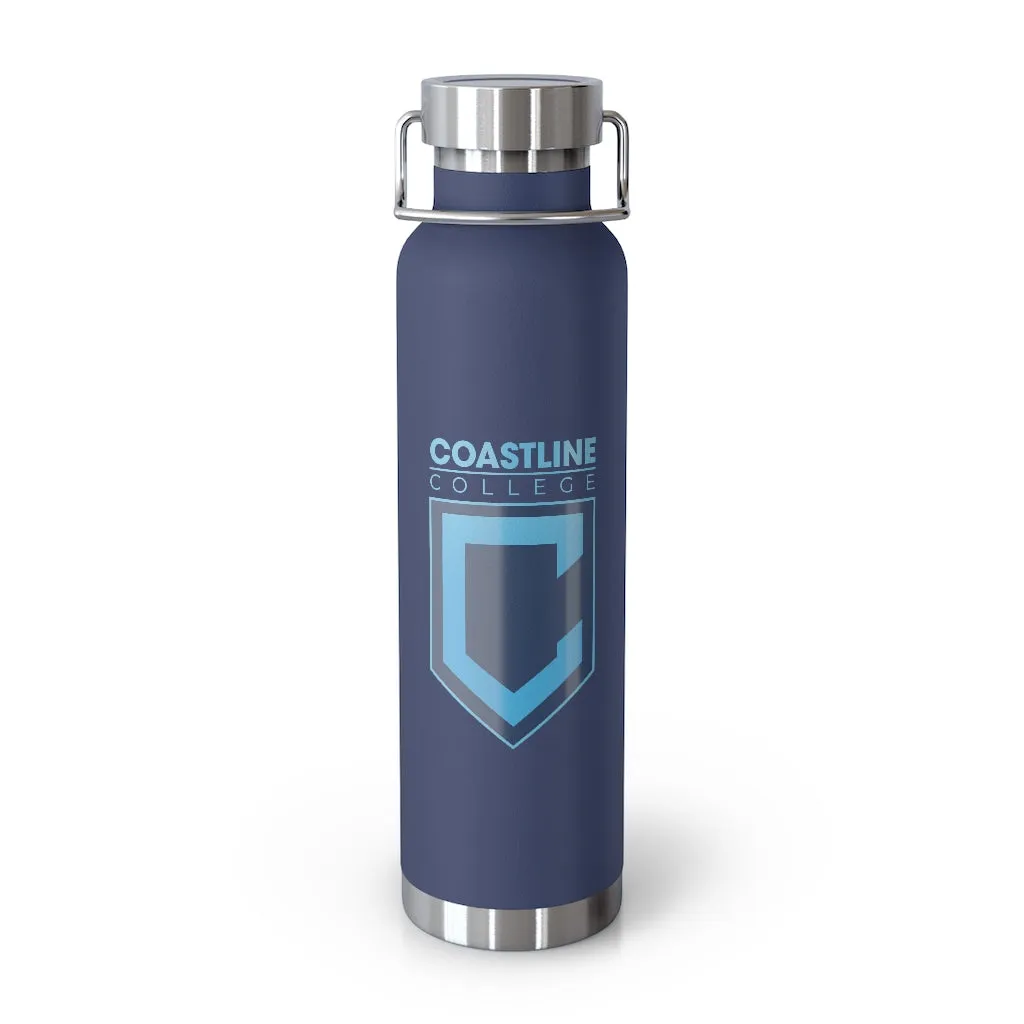 Shield Logo Copper Vacuum Insulated Bottle, 22oz