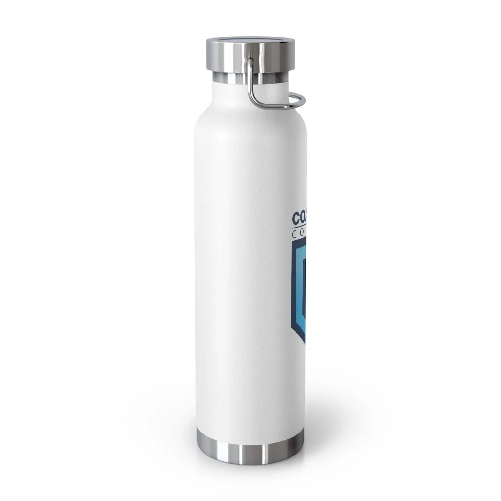 Shield Logo Copper Vacuum Insulated Bottle, 22oz