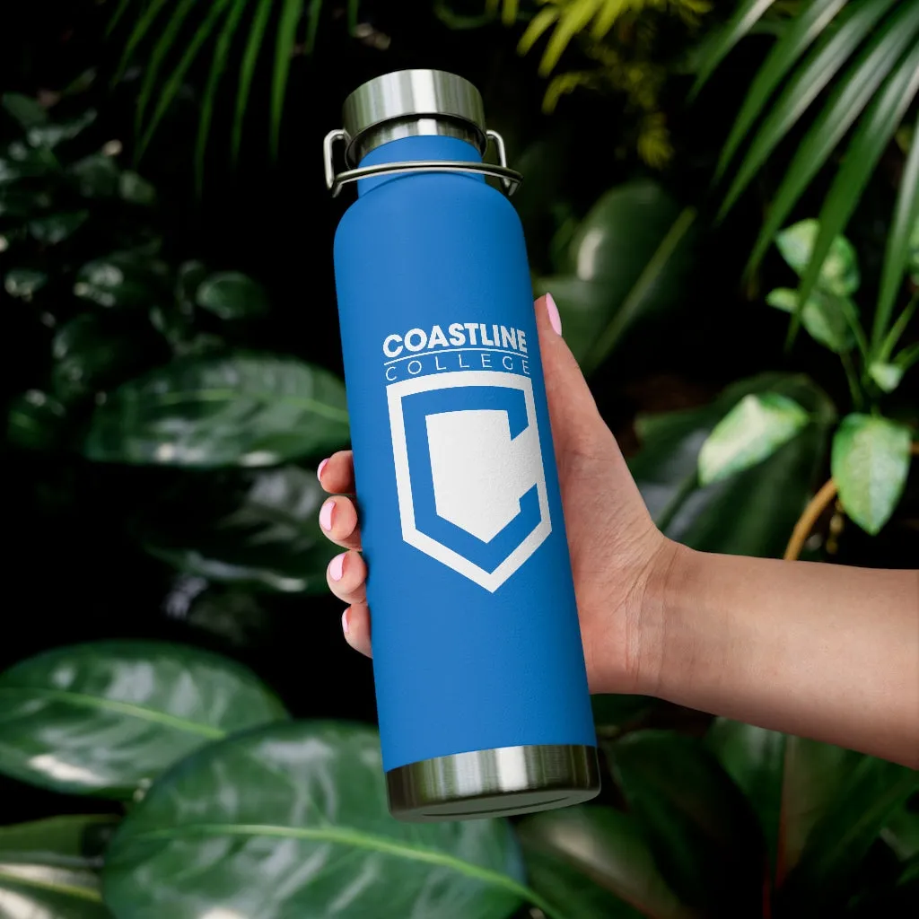Shield Logo Copper Vacuum Insulated Bottle, 22oz