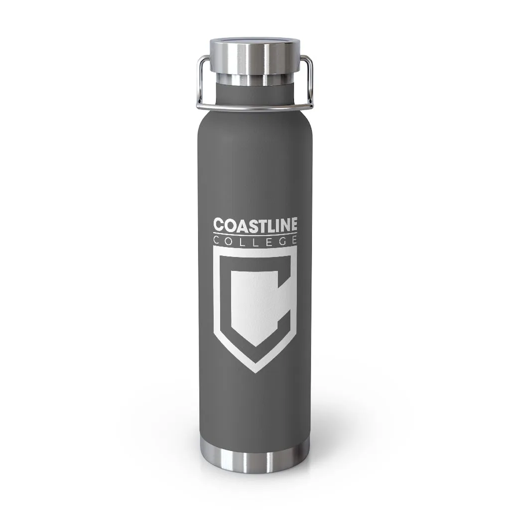 Shield Logo Copper Vacuum Insulated Bottle, 22oz