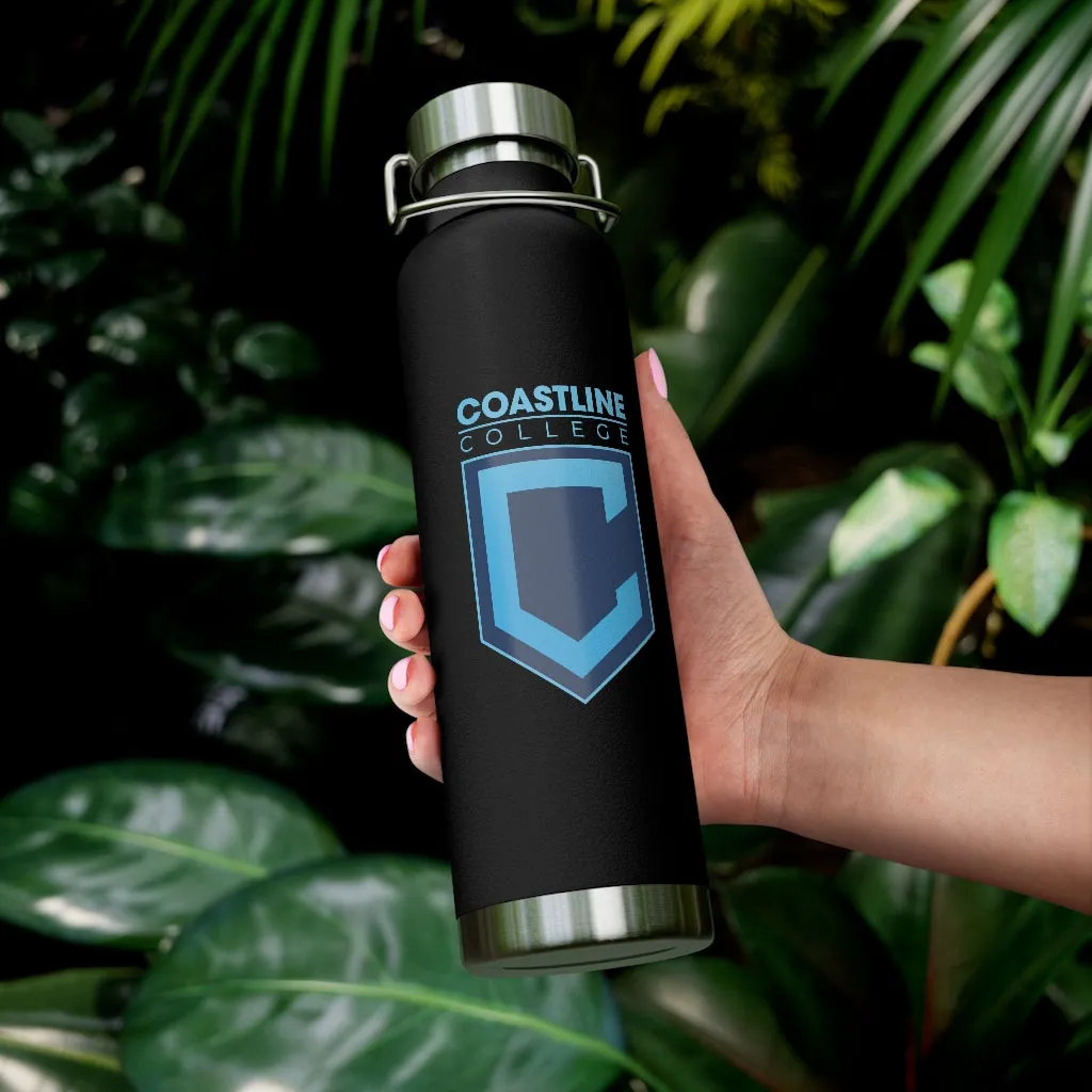 Shield Logo Copper Vacuum Insulated Bottle, 22oz