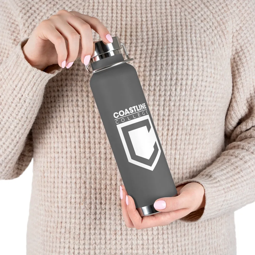 Shield Logo Copper Vacuum Insulated Bottle, 22oz