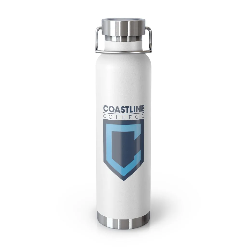 Shield Logo Copper Vacuum Insulated Bottle, 22oz