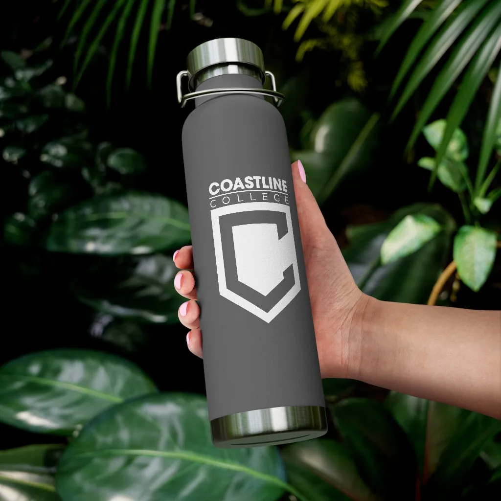 Shield Logo Copper Vacuum Insulated Bottle, 22oz
