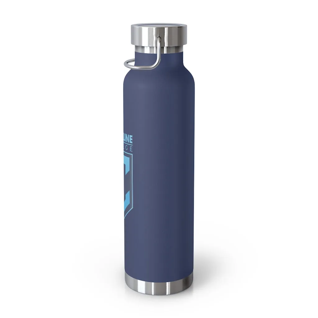 Shield Logo Copper Vacuum Insulated Bottle, 22oz