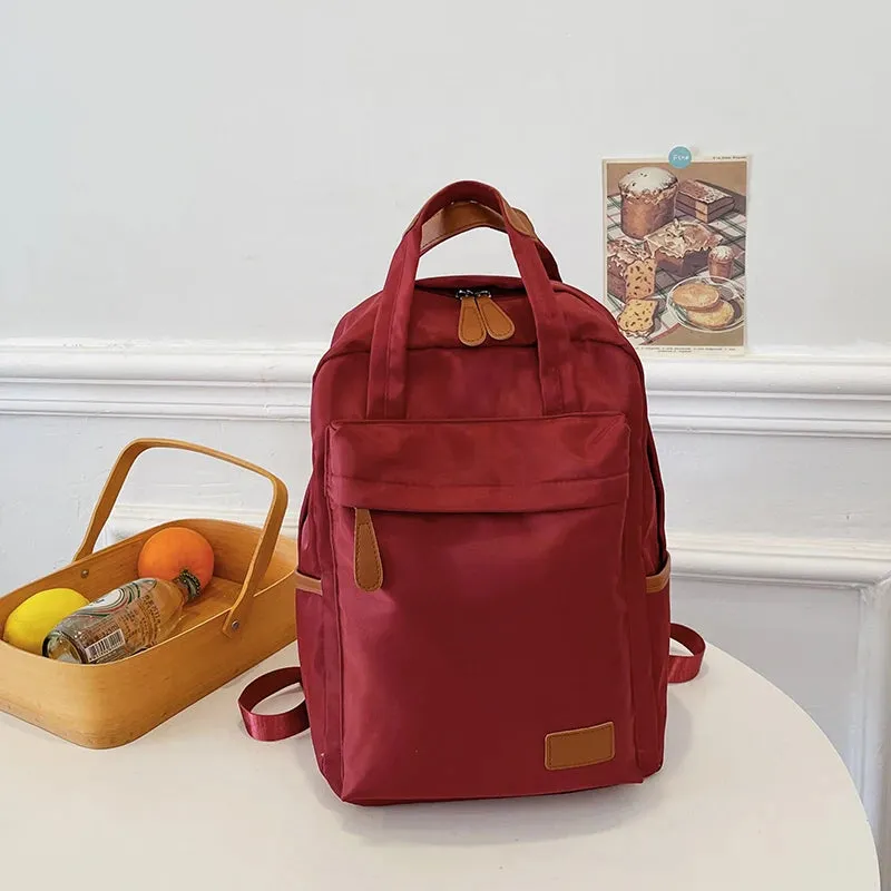 Sohiwoo New Women Laptop Backpacks Daypack Girls Large Capacity School Bag Handbag Men Female Waterproof Nylon Travel Backpacks