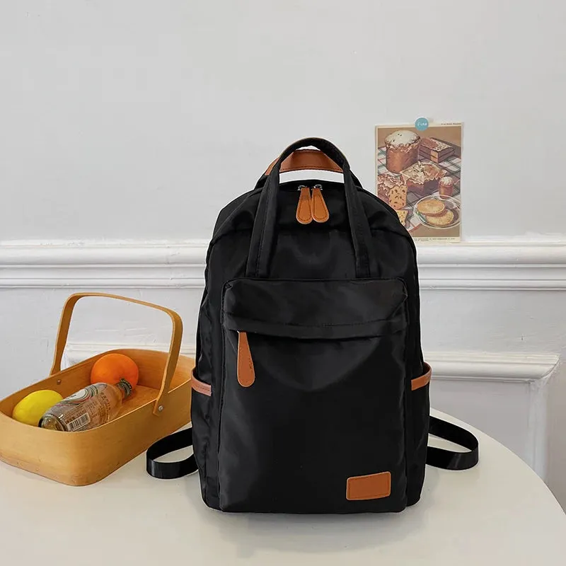 Sohiwoo New Women Laptop Backpacks Daypack Girls Large Capacity School Bag Handbag Men Female Waterproof Nylon Travel Backpacks