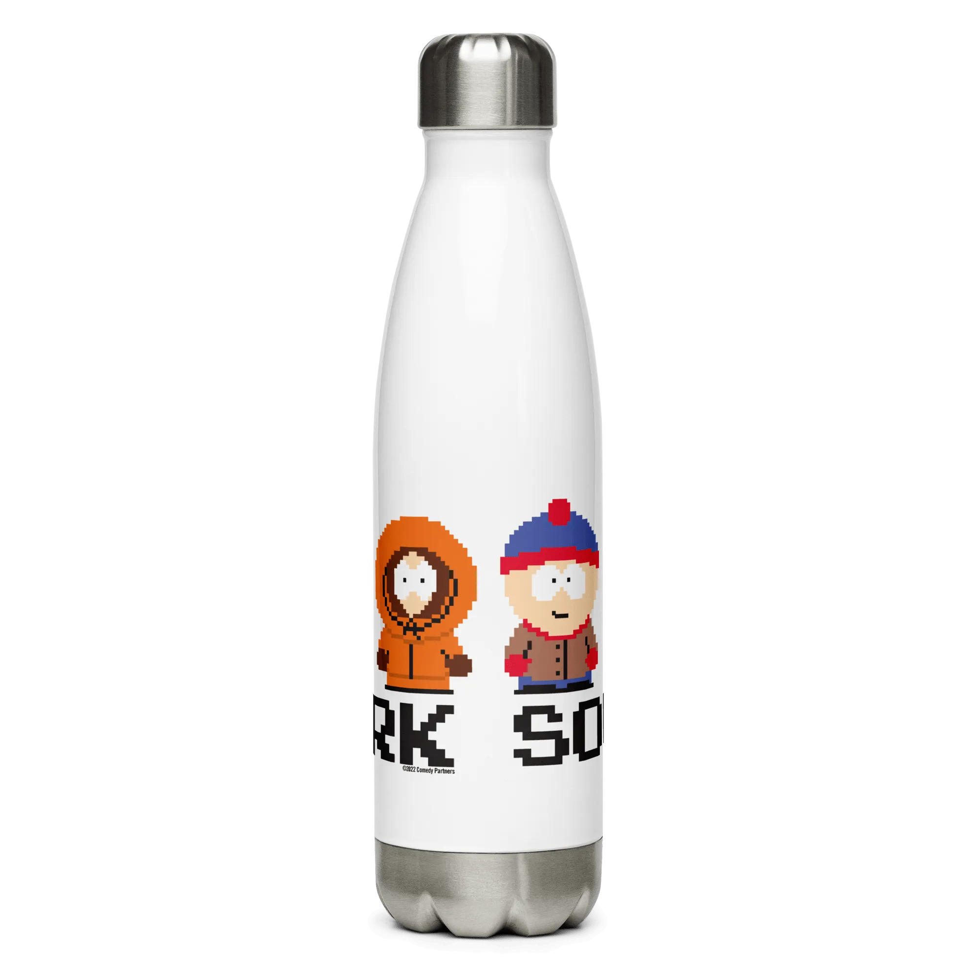 South Park 8 Bit Characters Stainless Steel Water Bottle