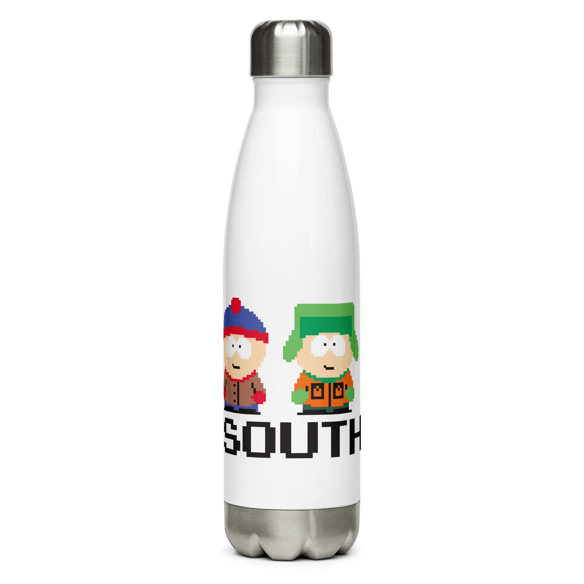 South Park 8 Bit Characters Stainless Steel Water Bottle