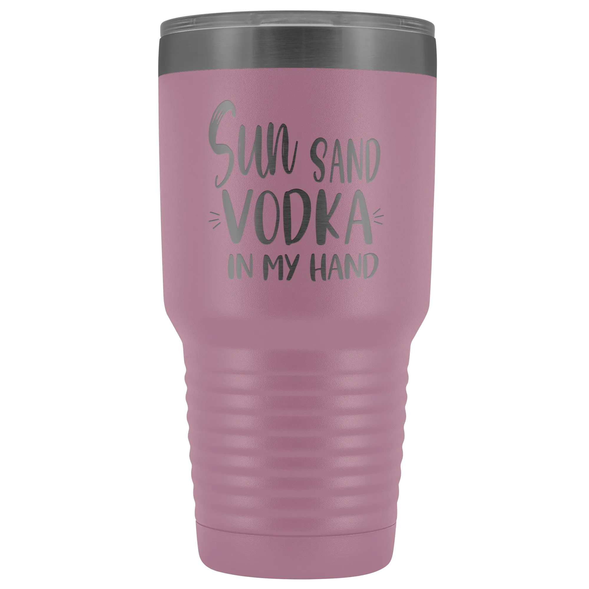 Sun Sand Vodka In My Hand Large Tumbler