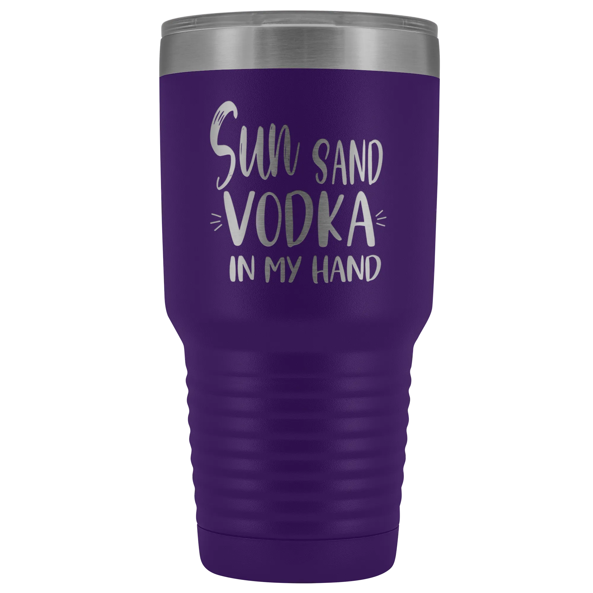 Sun Sand Vodka In My Hand Large Tumbler