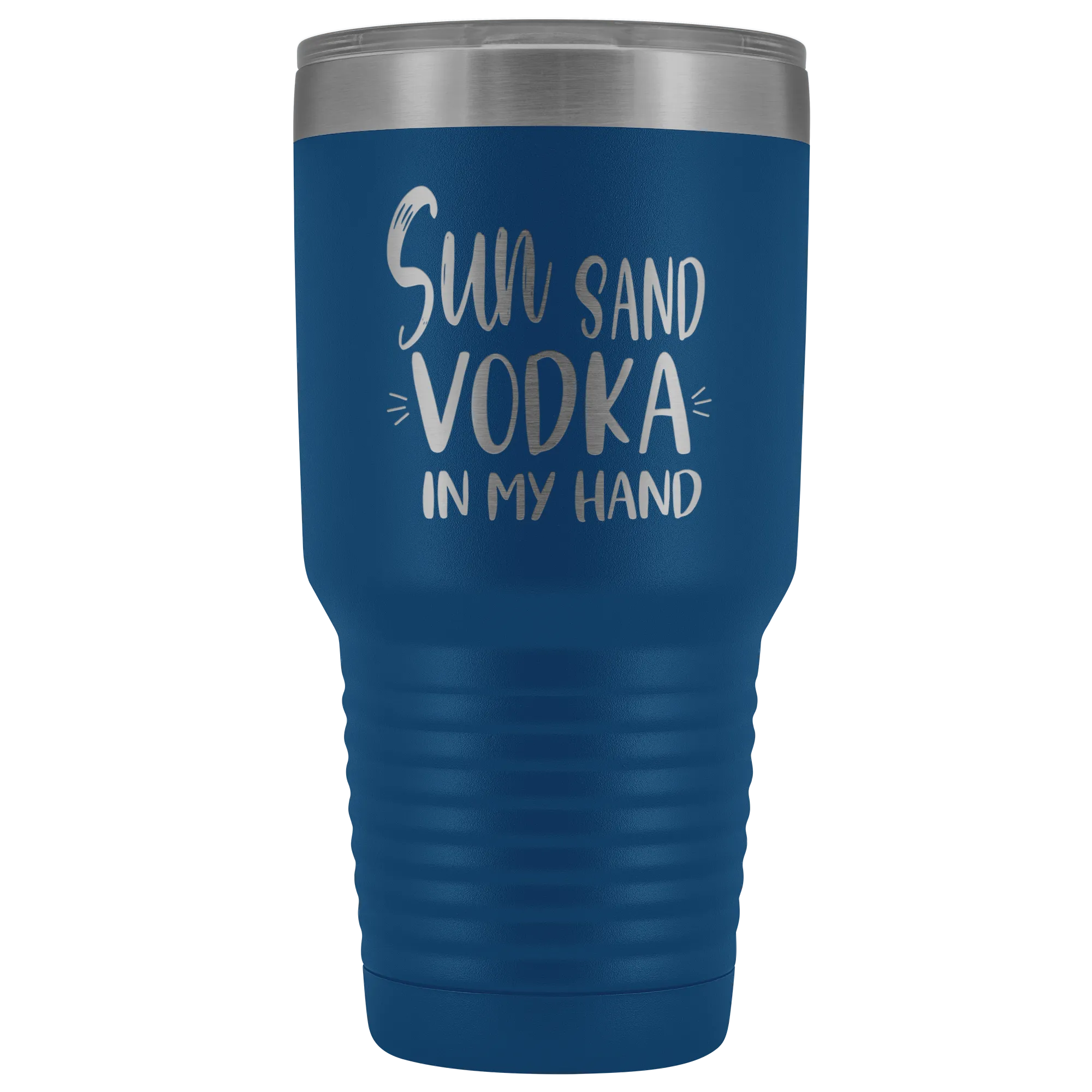 Sun Sand Vodka In My Hand Large Tumbler