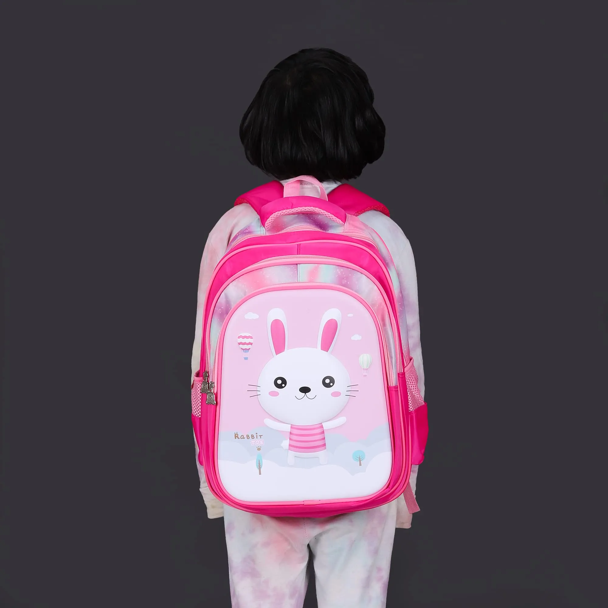 THE CLOWNFISH KidVenture Series Polyester 23 Litres Kids Backpack School Bag Daypack Sack Picnic Bag for Tiny Tots Child Age 5-7 years (Mystic Pink)