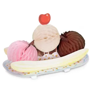 Tissue Banana Split Party Decoration