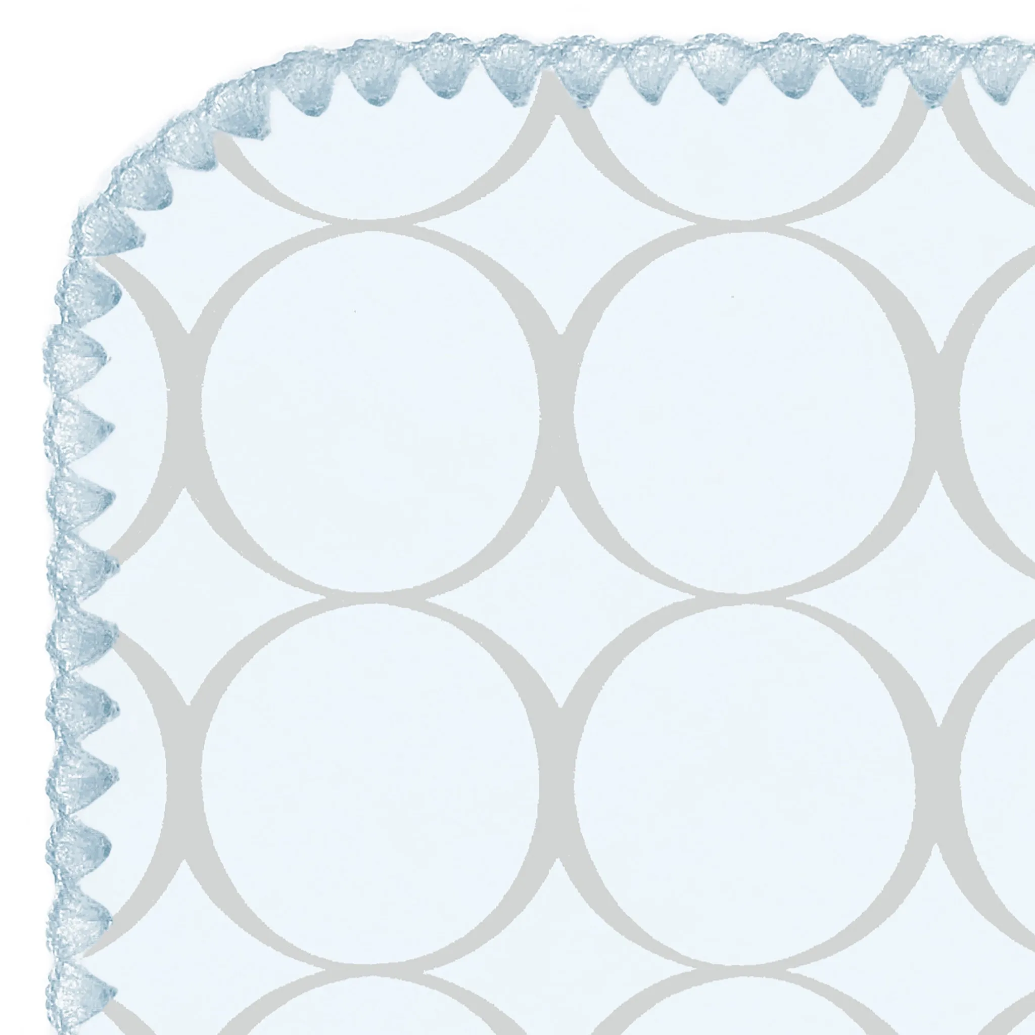 Ultimate Swaddle Blanket - Sterling Mod Circles, Sunwashed Blue