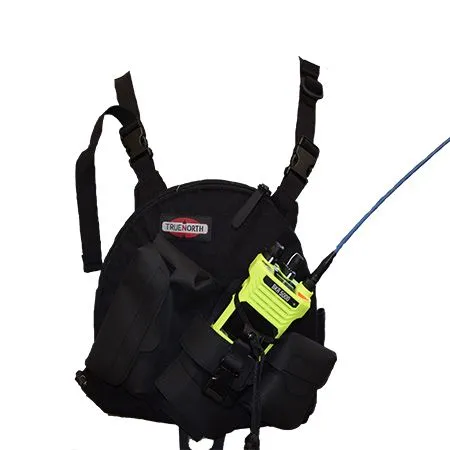 Universal, Adjustable Fit, Nylon Radio Chest Pack