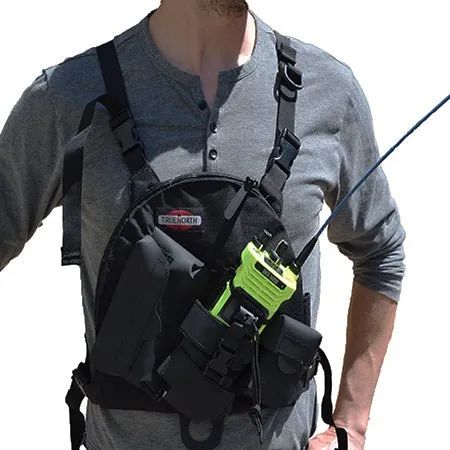 Universal, Adjustable Fit, Nylon Radio Chest Pack
