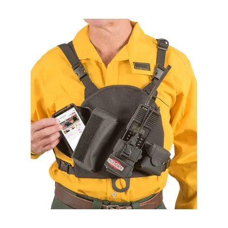 Universal, Adjustable Fit, Nylon Radio Chest Pack