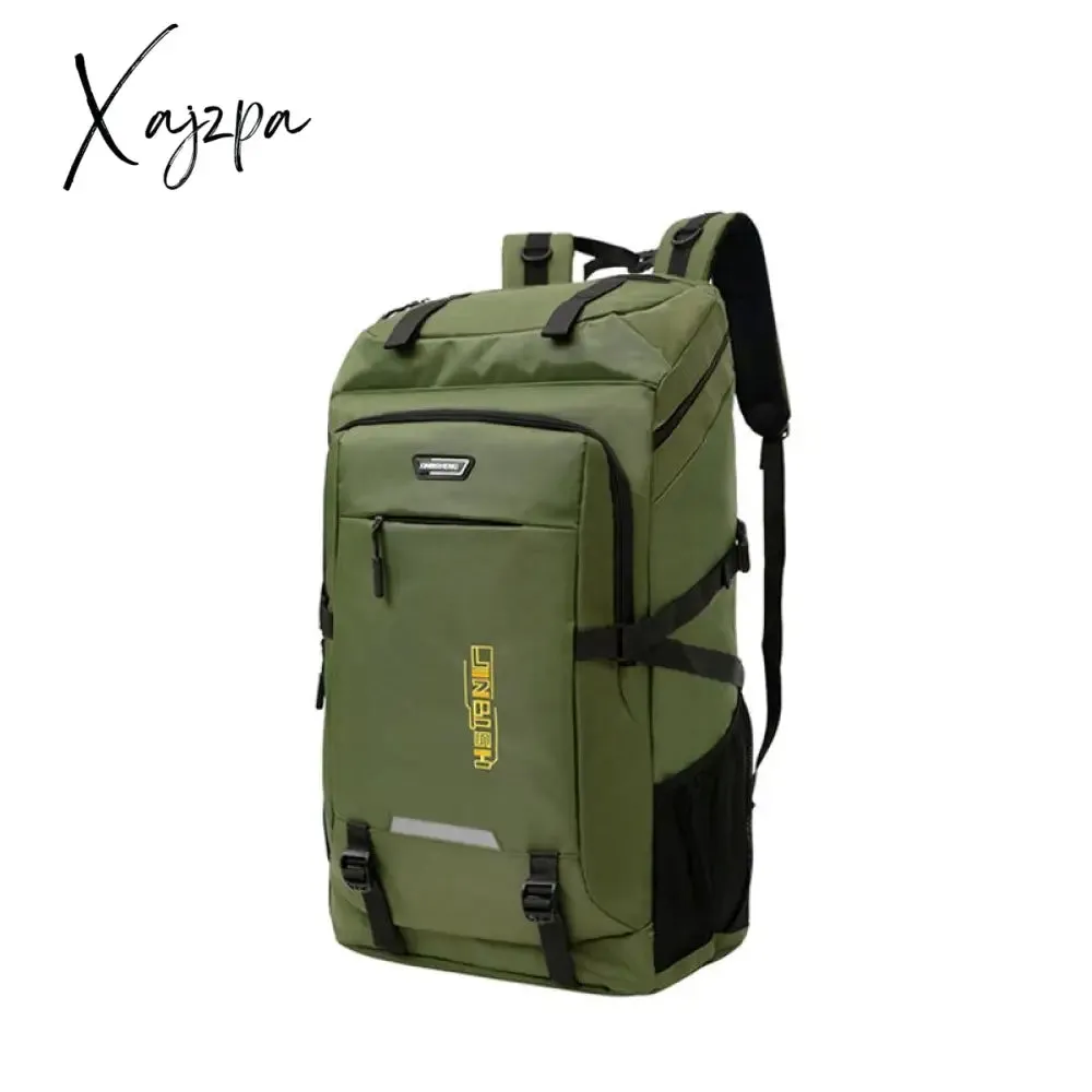 Xajzpa - New Male Backpacks Super Large Capacity Notebook Computer Waterproof Travel Rucksack Trekking For Teenagers High Quality Bags