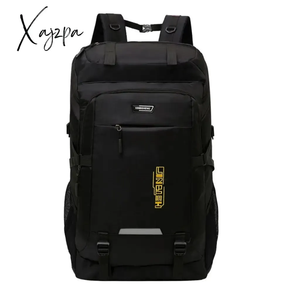Xajzpa - New Male Backpacks Super Large Capacity Notebook Computer Waterproof Travel Rucksack Trekking For Teenagers High Quality Bags