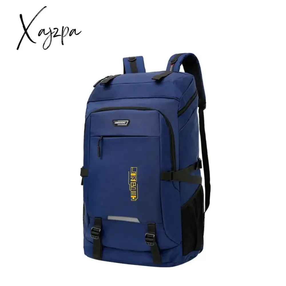 Xajzpa - New Male Backpacks Super Large Capacity Notebook Computer Waterproof Travel Rucksack Trekking For Teenagers High Quality Bags