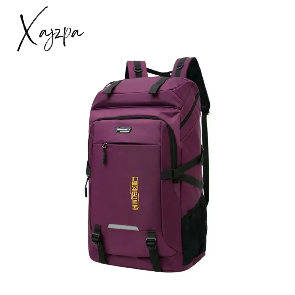 Xajzpa - New Male Backpacks Super Large Capacity Notebook Computer Waterproof Travel Rucksack Trekking For Teenagers High Quality Bags