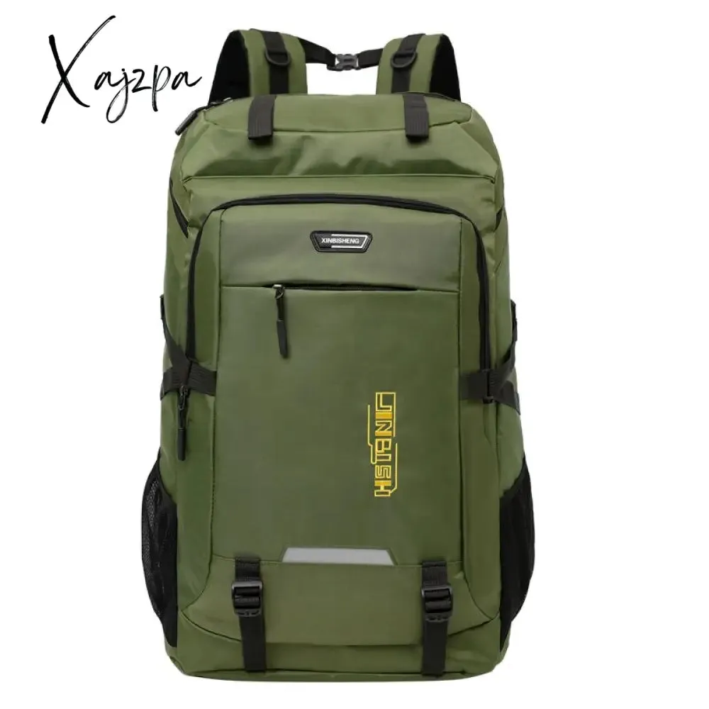 Xajzpa - New Male Backpacks Super Large Capacity Notebook Computer Waterproof Travel Rucksack Trekking For Teenagers High Quality Bags