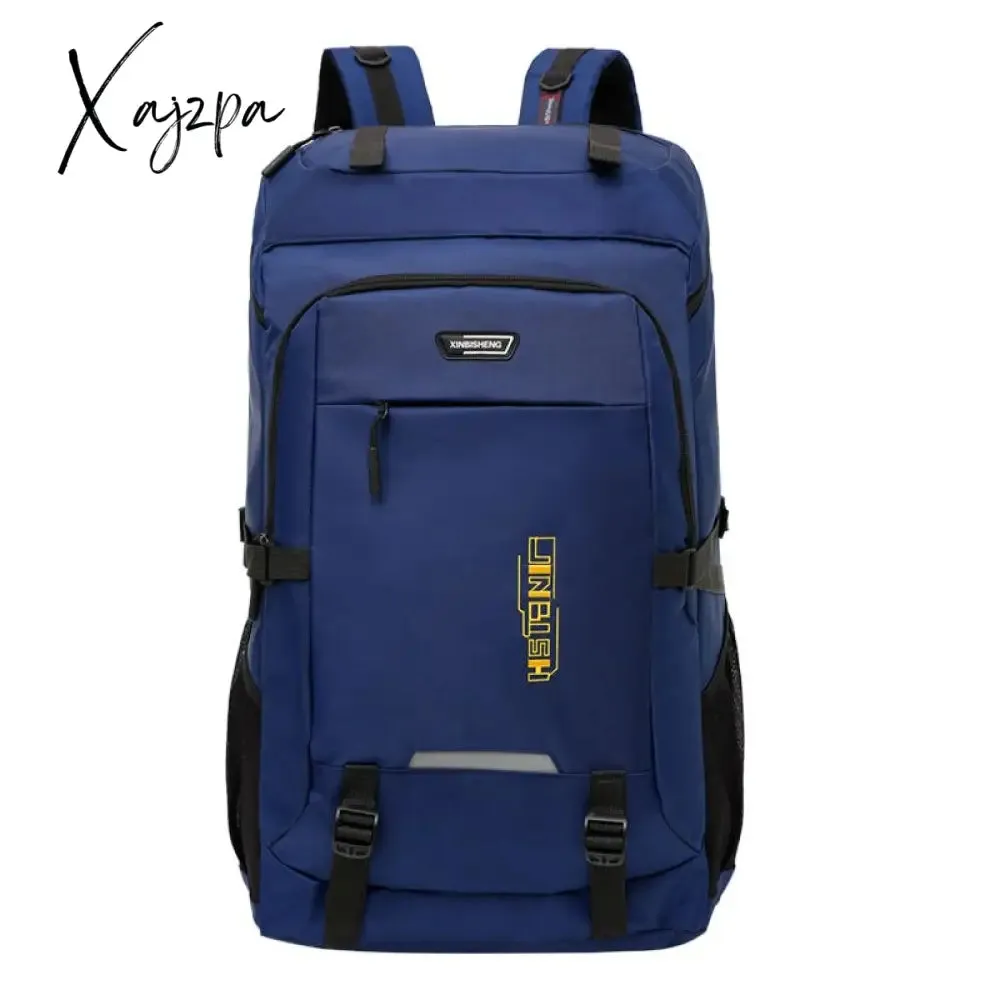 Xajzpa - New Male Backpacks Super Large Capacity Notebook Computer Waterproof Travel Rucksack Trekking For Teenagers High Quality Bags