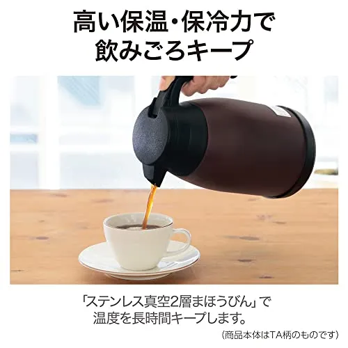 Zojirushi RA19 Stainless Steel Vaccum Carafe (Brown)